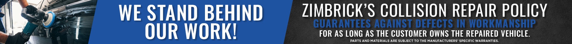 Zimbrick Body Shop Homepage Banner